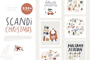 Scandi Christmas: map & card creator, a Decorative Illustration by Olia (Thumbnail 1 of 19)