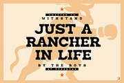 Rodeo Tunes - Western Slab Serif, a Slab Serif Font by UppercapType (Thumbnail 8 of 21)