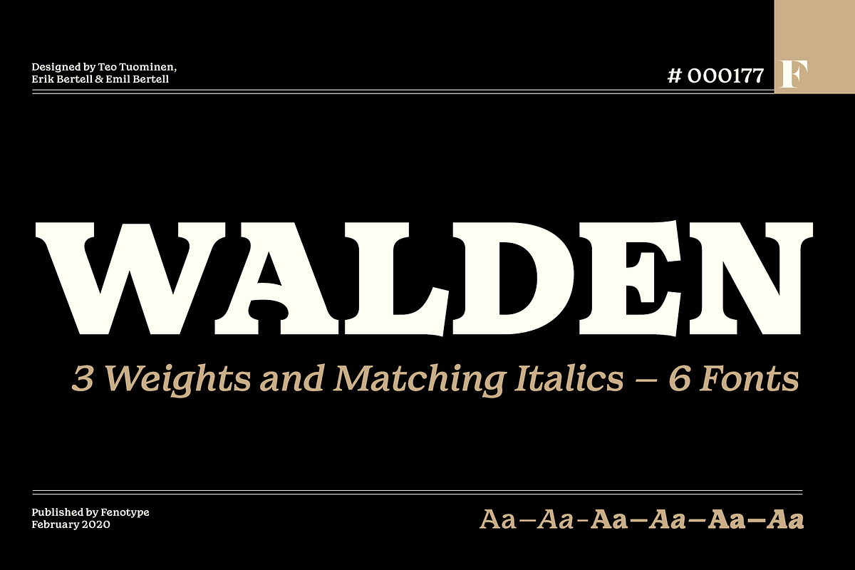 Walden - intro offer -65%
