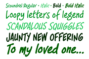 Scoundrel - lively comic lettering, a Script Font by Comicraft Fonts (Thumbnail 2 of 5)