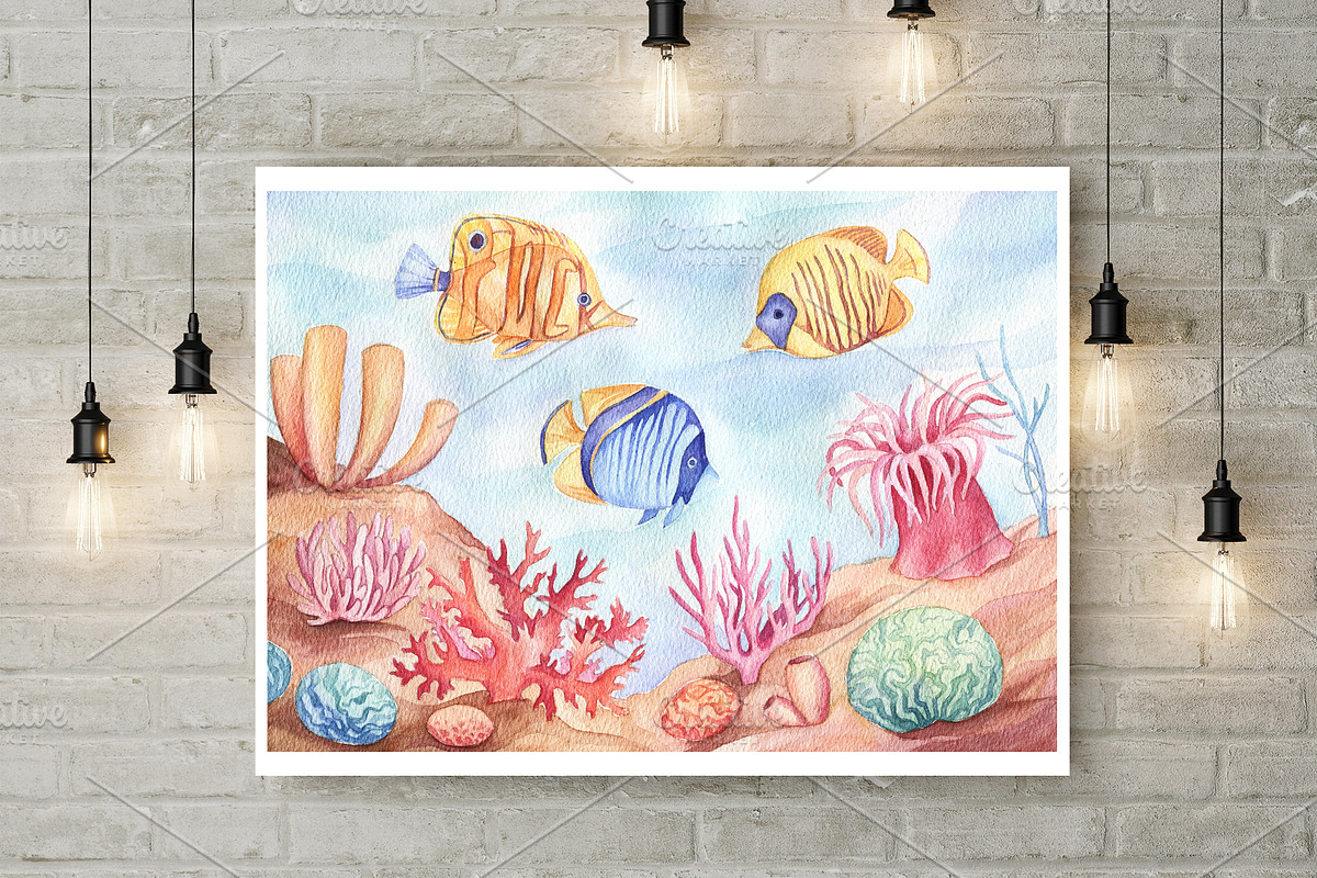 Watercolor Seascapes, an Illustration by Irina Diasli (Photo 10 of 10)