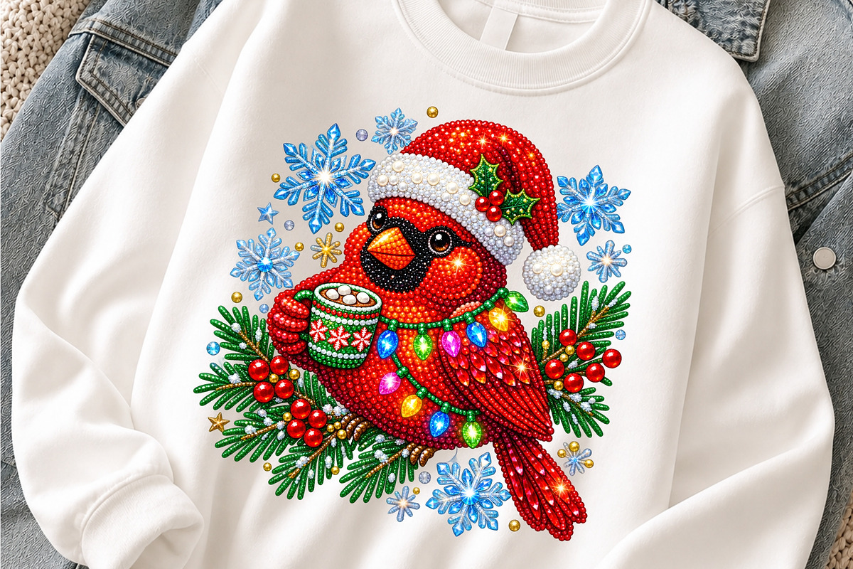 Red Bird Christmas Cardinal PNG, an Object Graphic by Zahyl Studio (Photo 3 of 7)