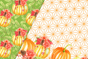 Pumpkins Digital Paper Pack.