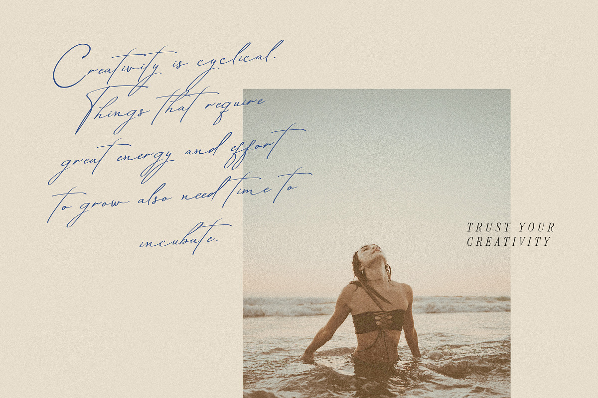 Vanilla Mousse Script, a Handwritten Font by DesignThatMatters (Photo 3 of 10)