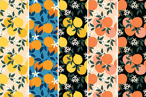 Collections Of Fruit Patterns.