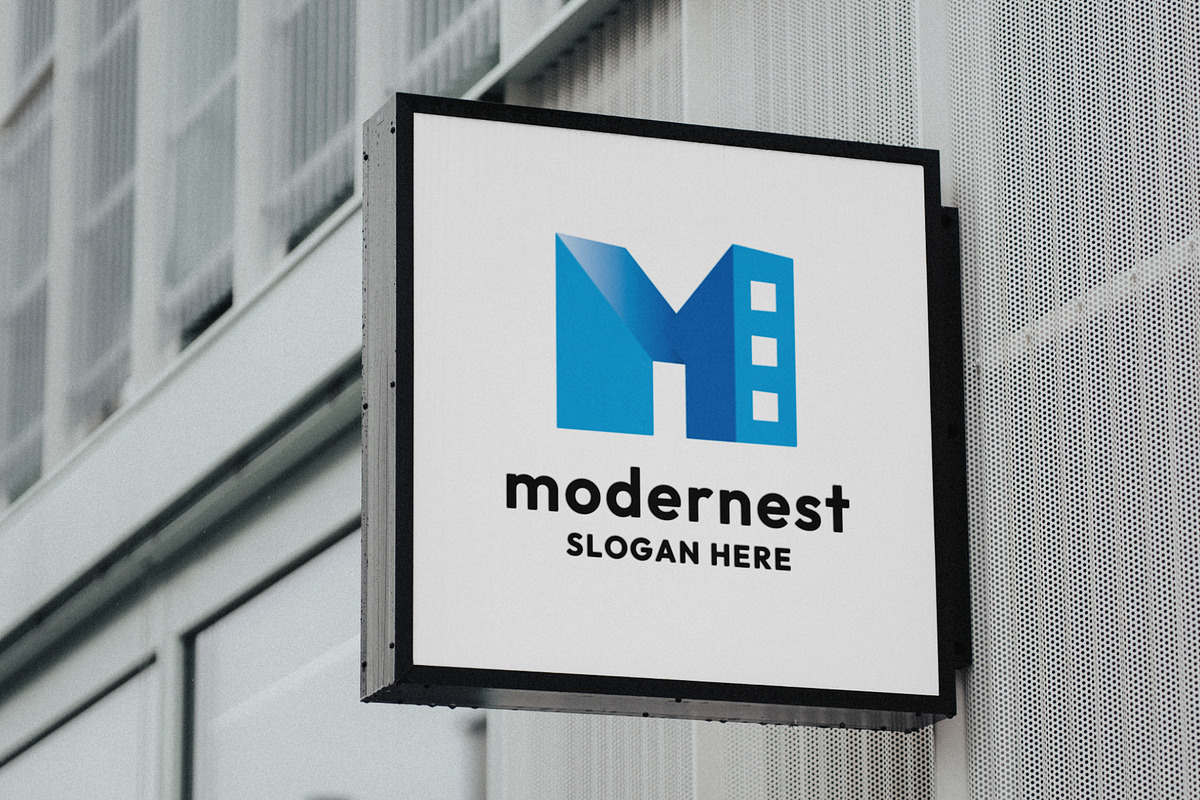 Modern Estate Letter M Logo, a Branding & Logo Template by Design_Planet (Photo 2 of 3)