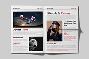 New News Paper Design Layout, a Stationery Template by MightyDesign (Thumbnail 3 of 7)