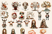 CUTE BIBLICAL PEOPLE CLIPART PACK, a Person Illustration by Daring Digies (Thumbnail 5 of 10)