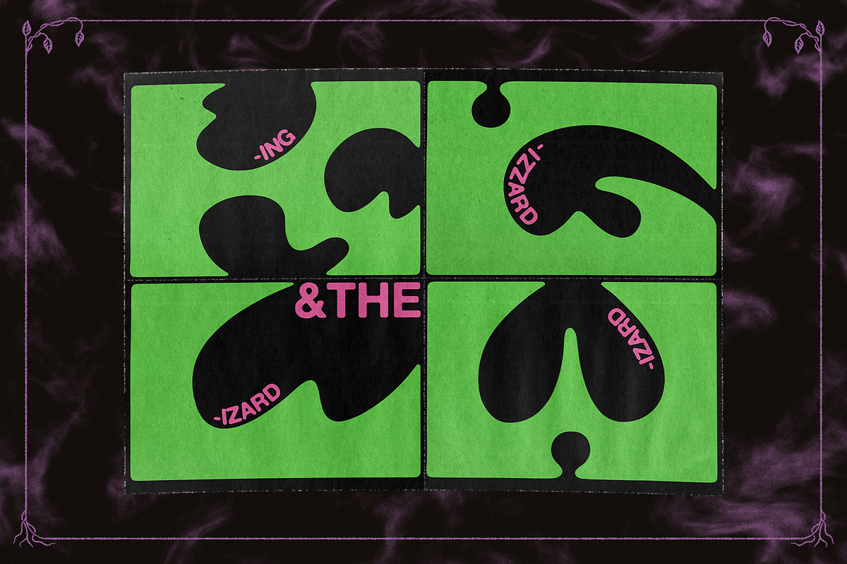 JWV - FLAUROS - Psych display font, a Sans Serif Font by Jordan Warren Visuals (Photo 8 of 8)