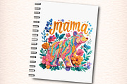 Floral Mama Mothers Day Nana Mom Gig, an Illustration by Digital Artistic99 (Thumbnail 5 of 10)