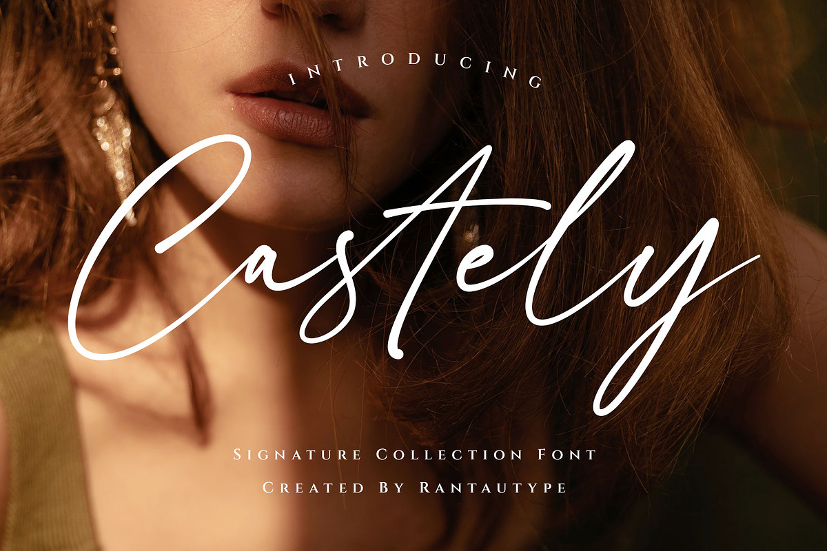 Castely Signature Business Font, a Handwritten Font by RantautypeStudio (Photo 1 of 15)