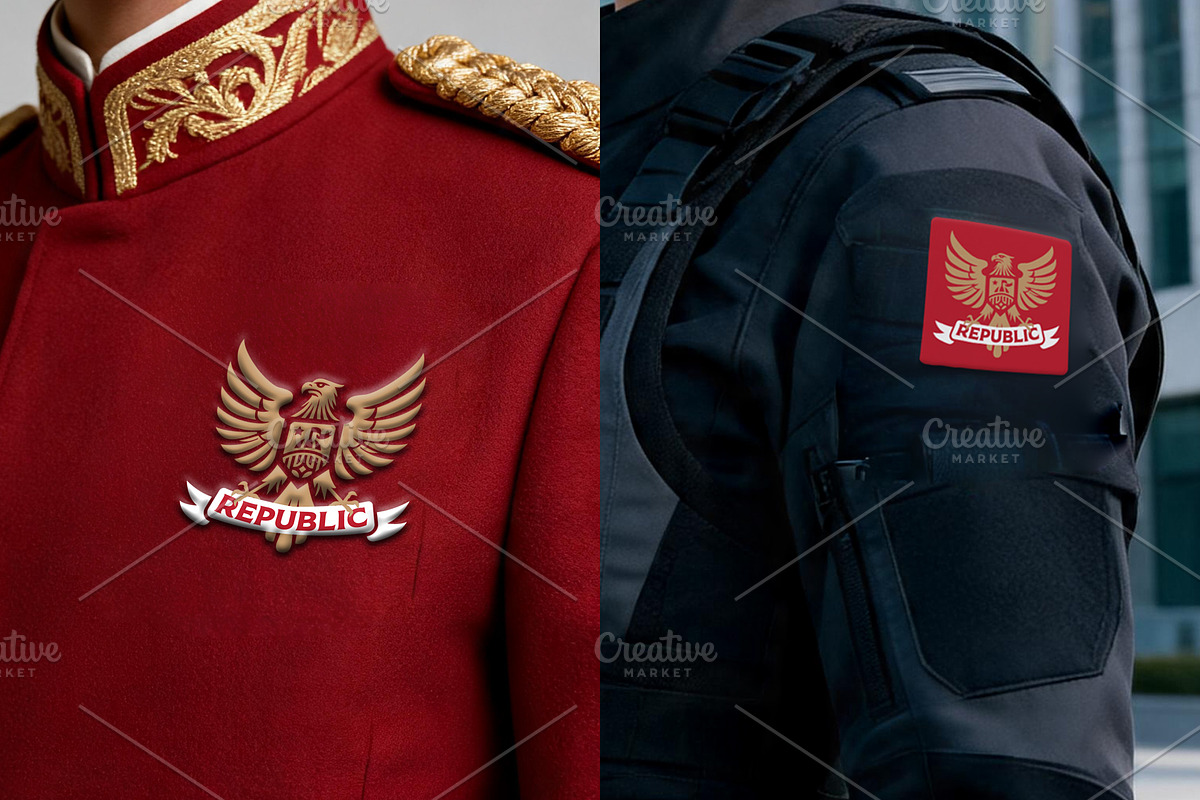 Eagle Crest Logo Template, a Branding & Logo Template by Atlantis X Nurman Arbai (Photo 2 of 2)