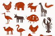 Textured Animals: 123 Elements, an Animal Illustration by Veyla (Thumbnail 6 of 14)