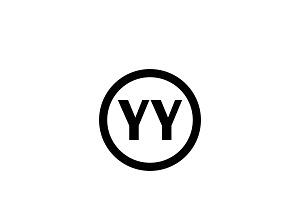 YY Logo Design Vector Template