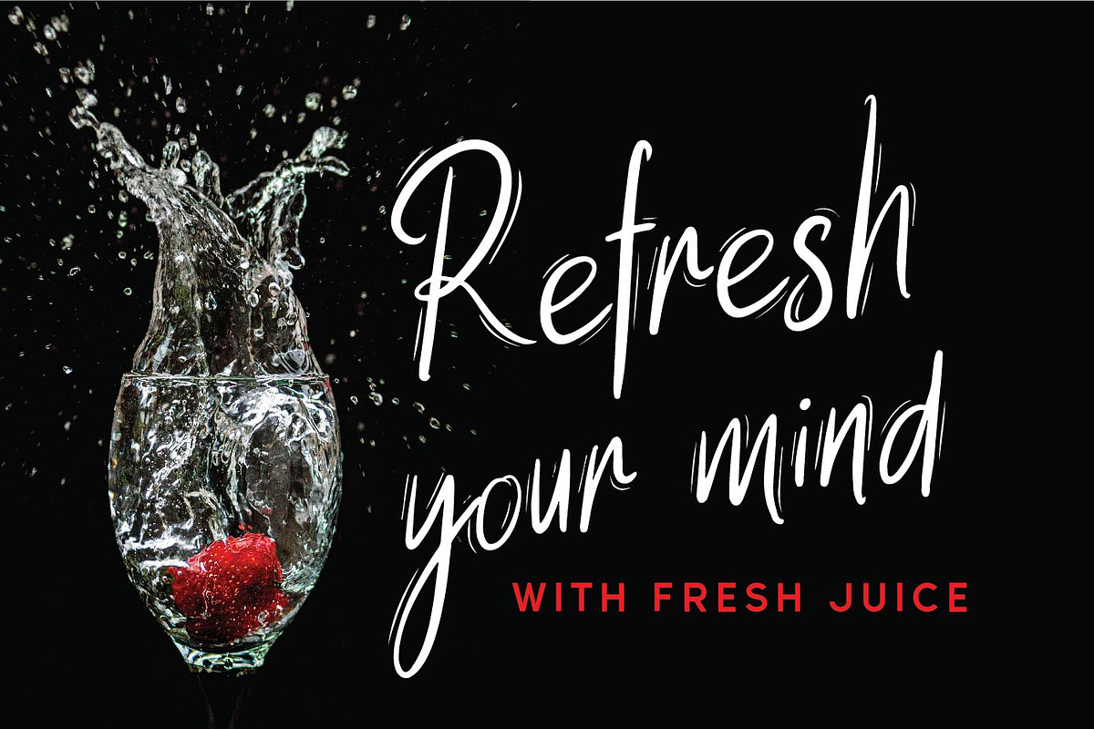 Summer Wednesday - Handwritten Fonts, a Script Font by Patria Ari (P4tcreativa) (Photo 5 of 9)