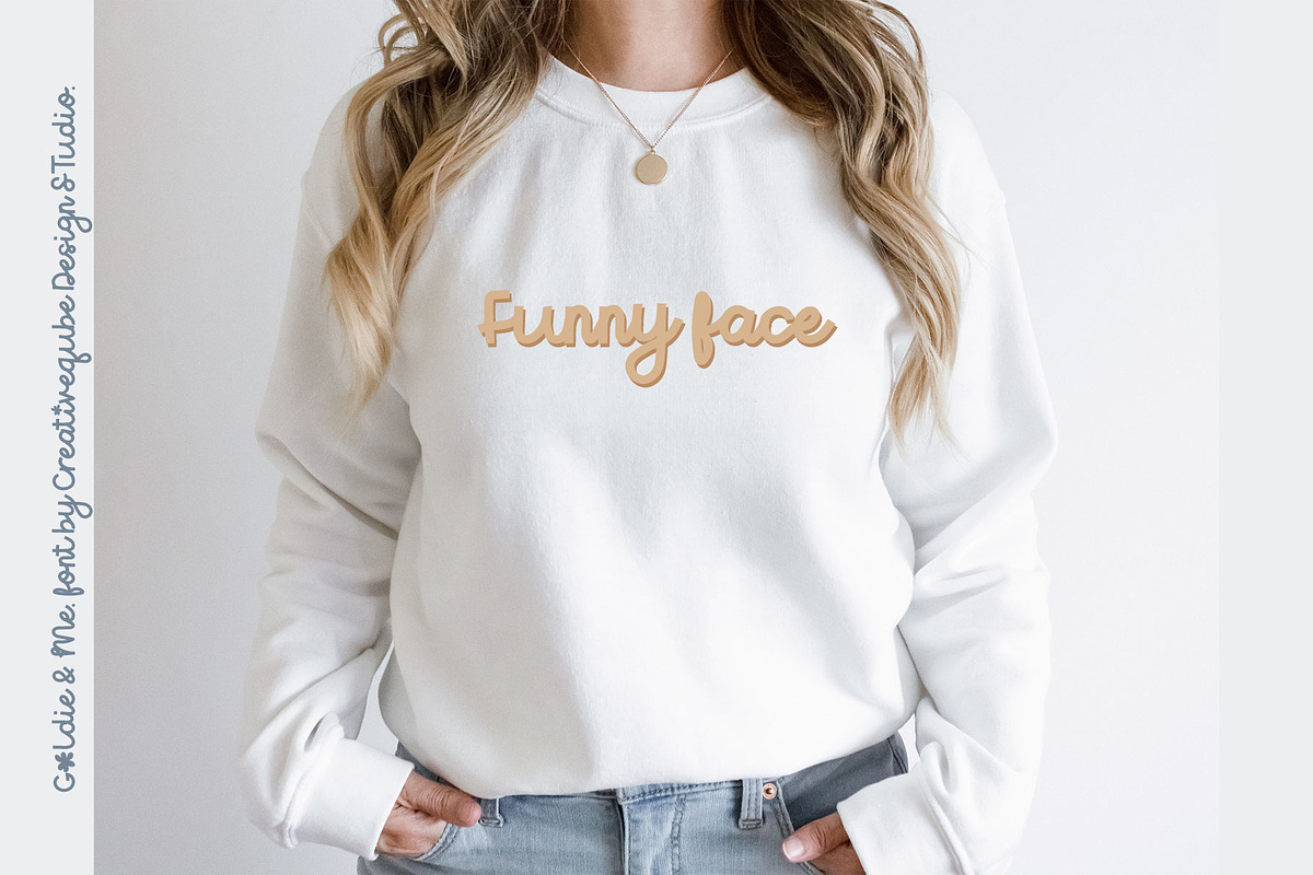 Goldie & Me Script Font, a Script Font by Creativeqube Design (Photo 5 of 6)