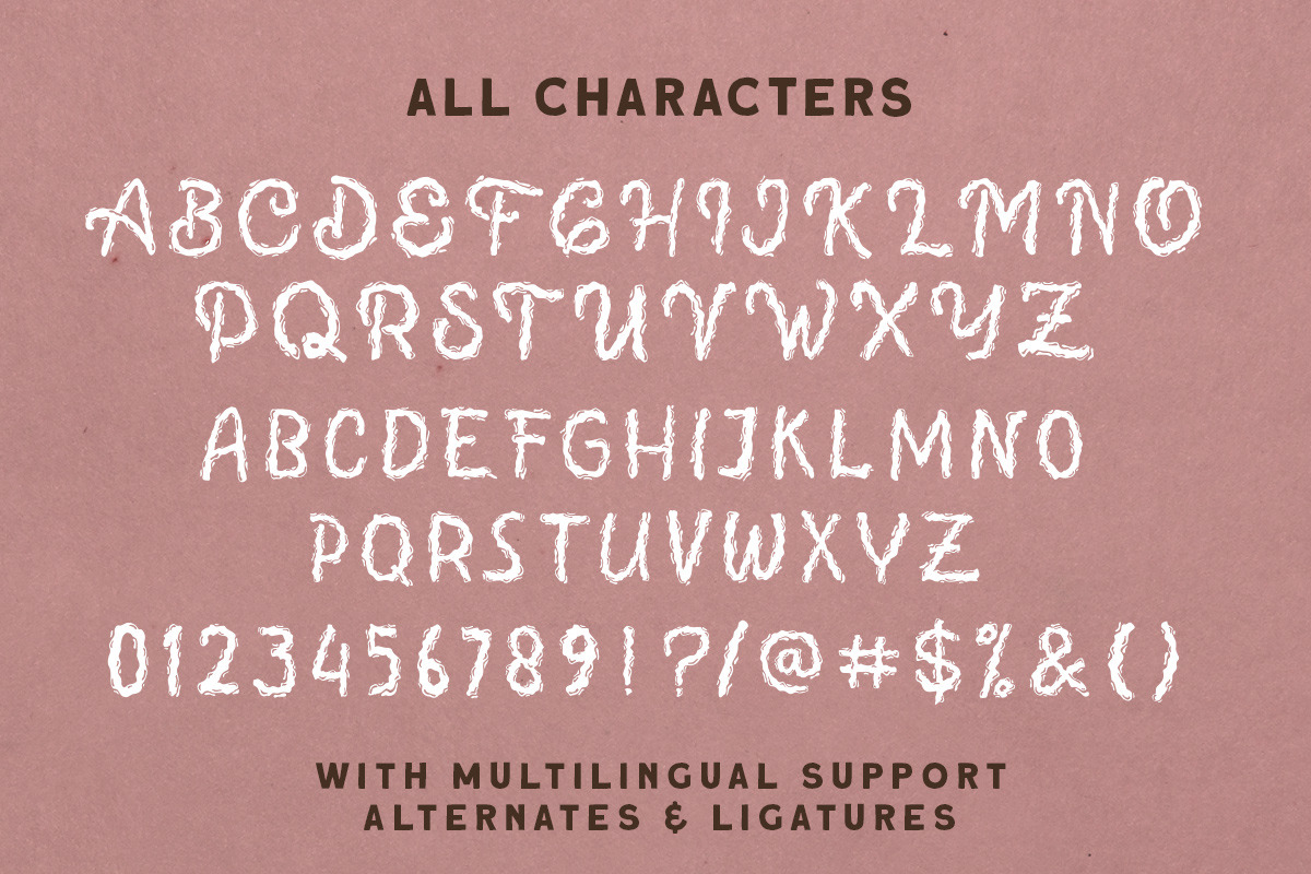 Lava Cookies - Quirky Display, a Font by Littlehand (Photo 6 of 6)