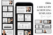 Lash Tech Acuity Scheduling • Canva, a Websites & App Template by OniriqveDesigns (Thumbnail 1 of 8)