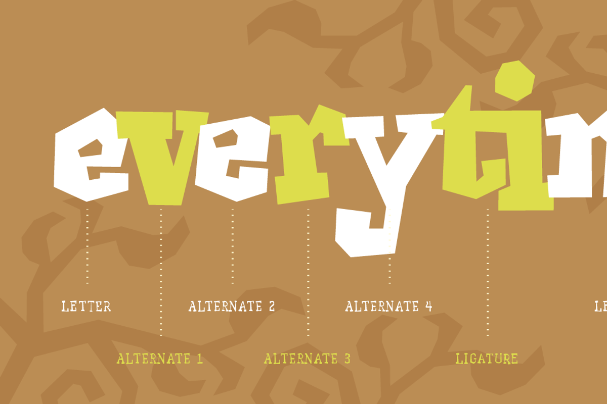 Jackazz typeface preview 3