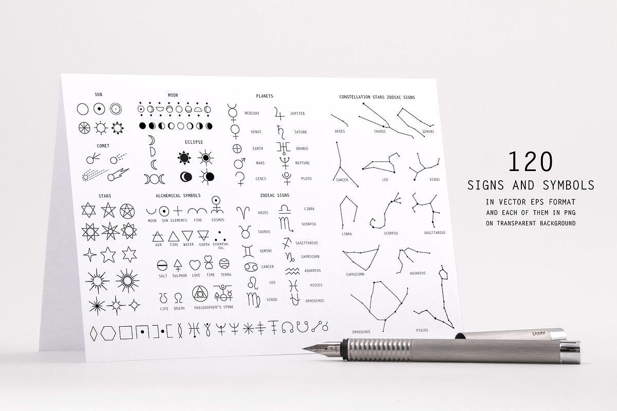 Minerals and space. Astrology set, an Object Graphic by white angel arts (Photo 19 of 20)
