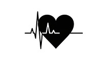 Modern heartbeat symbol icon vector, an Illustration by Amazin_art (Thumbnail 3 of 20)