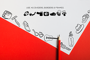 Father's Day Doodles - Dingbats Font, a Symbol Font by WADLEN (Thumbnail 7 of 7)