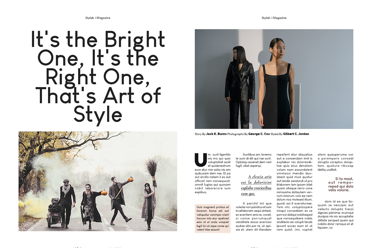The Best Magazine Layout Design, a Magazine Template by Swayang (Photo 6 of 14)