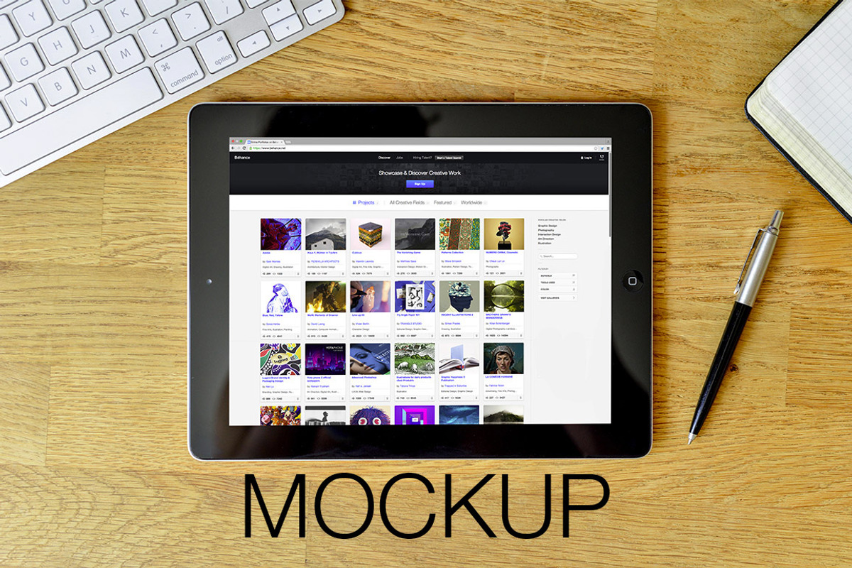 Mockup for iPad, an iPad Mockup by Made by Mancie (Photo 1 of 4)