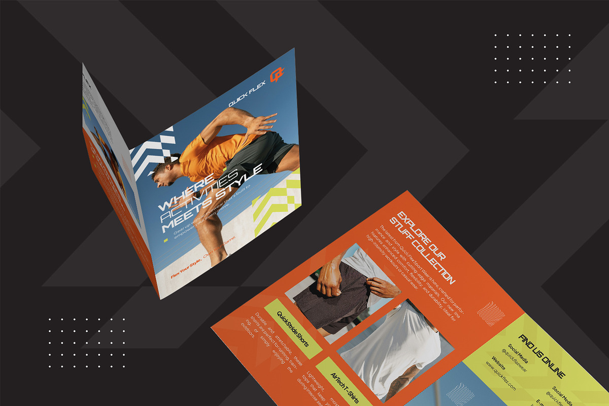 Quick Flex - Bifold Brochure, a Brochure Template by StreaksideStd (Photo 3 of 3)