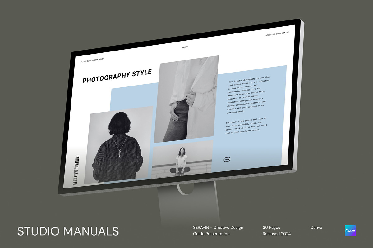 SERAVIN - Creative Design Guide, a Social Media Template by Studio Manuals (Photo 3 of 8)