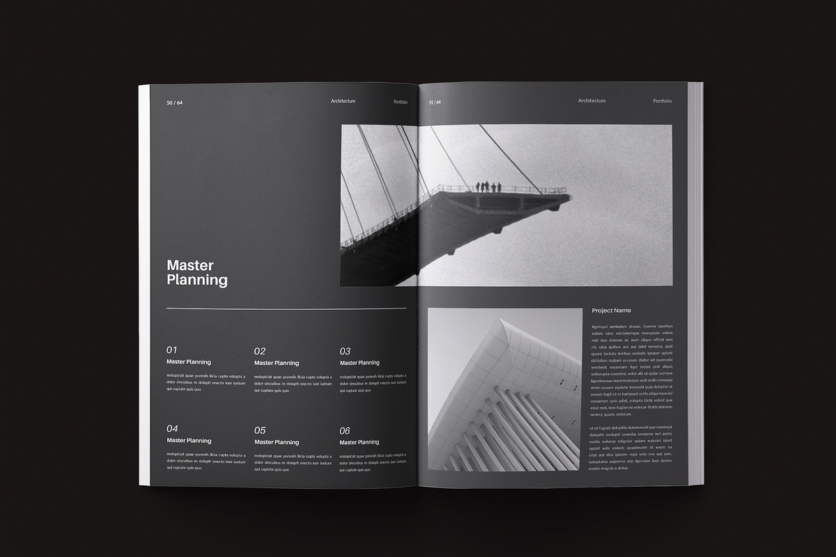 Architecture Portfolio Brochure, a Brochure Template by TemplateFolio-Shop (Photo 20 of 29)