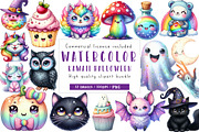 Kawaii Iridescent Pastel Halloween, an Illustration by CreationArt (Thumbnail 1 of 5)