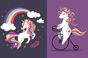 Cute Unicorn Graphic.T Shirt Graphic