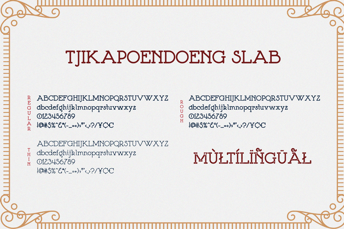 Tjikapoendoeng River+Extras, a Script Font by Juru Aksara (Photo 12 of 14)