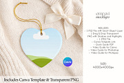 Heart Ornament Mockup, a Household Mockup by EmpaviMockups (Thumbnail 6 of 6)