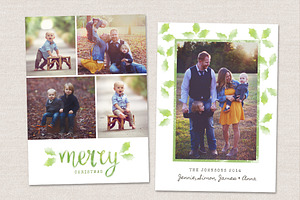 Christmas Card Template CC053, a Card Template by OtoStudio
