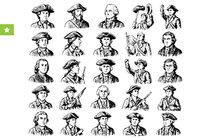 Revolutionary War Set, an Object Graphic by RT Studio