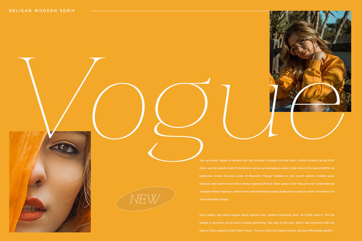 Religan - Modern Serif Font, a Serif Font by Dora Typefoundry (Photo 18 of 22)