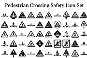 Pedestrian Crossing Safety Icon Set, an Icon by musafir_fashion (Thumbnail 1 of 13)