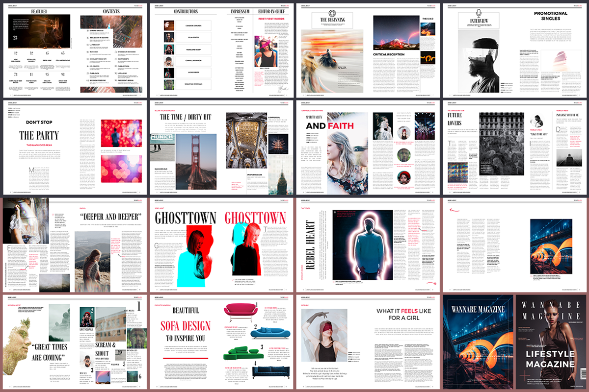WANNABE magazine, a Magazine Template by Boris Cupac (Photo 19 of 21)