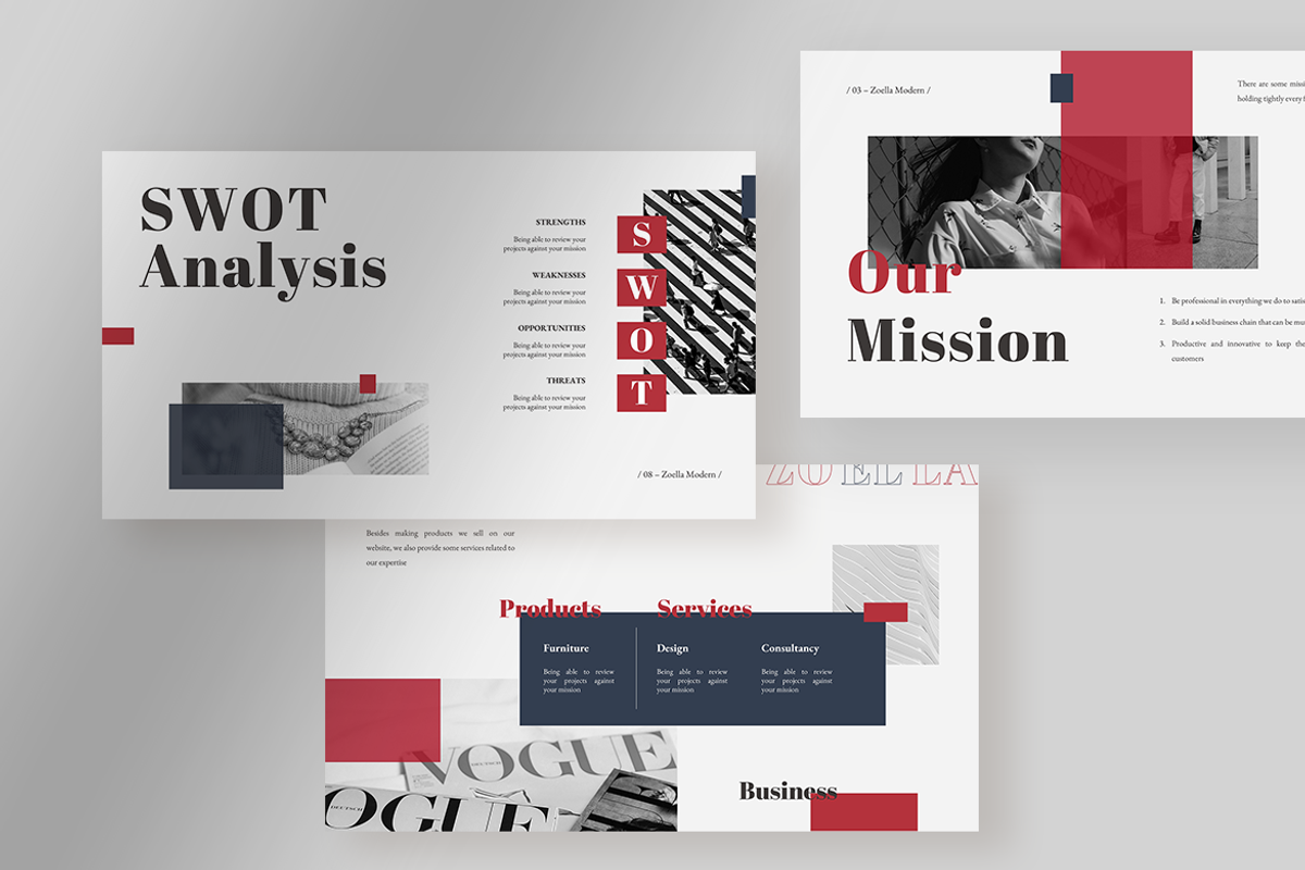 Zoella Modern Business Presentation, a Presentation Template by peterdraw (Photo 4 of 6)