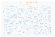 Mediterranean Summer Doodles Pack, a Decorative Illustration by SunnJaneArt (Thumbnail 2 of 13)