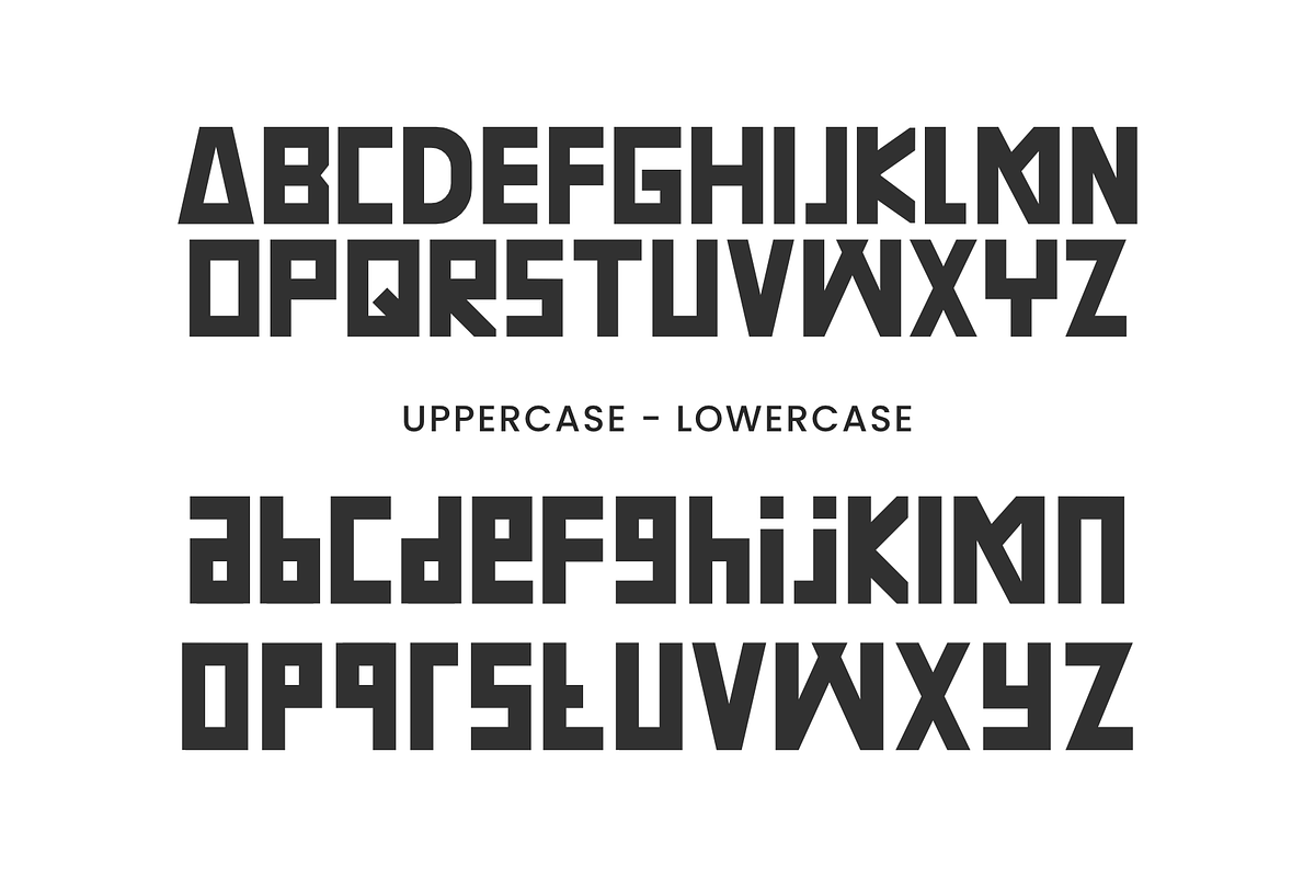 Cyberbang Geometric Sans Serif Font, a Sans Serif Font by Erifqizefont (Photo 4 of 15)