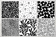 Black And White Floral Patterns, a Pattern Graphic by pineart (Thumbnail 7 of 7)