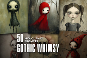 50 Gothic Whimsy Midjourney Prompts