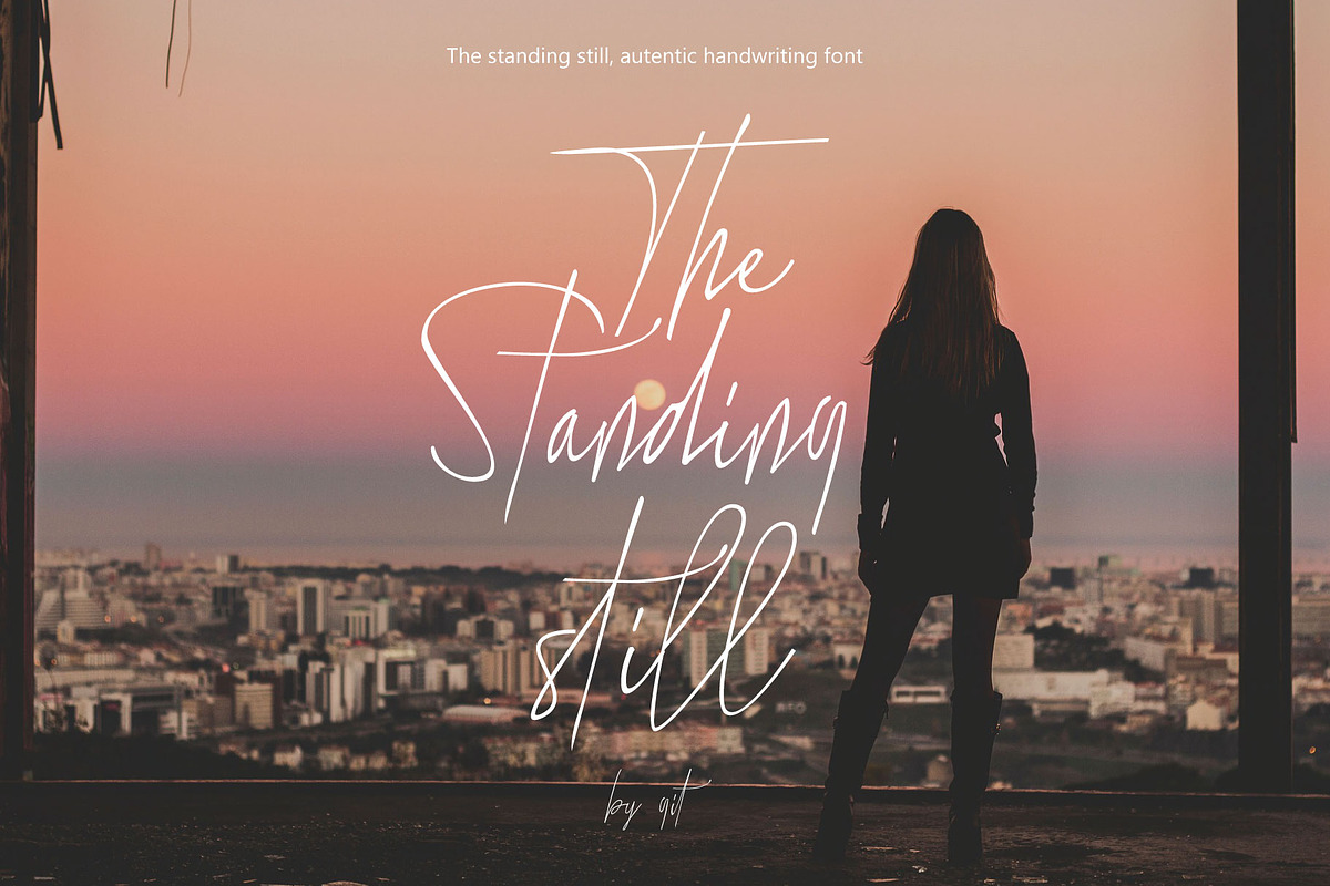 The Standing Still, a Script Font by Gittype (Photo 9 of 12)