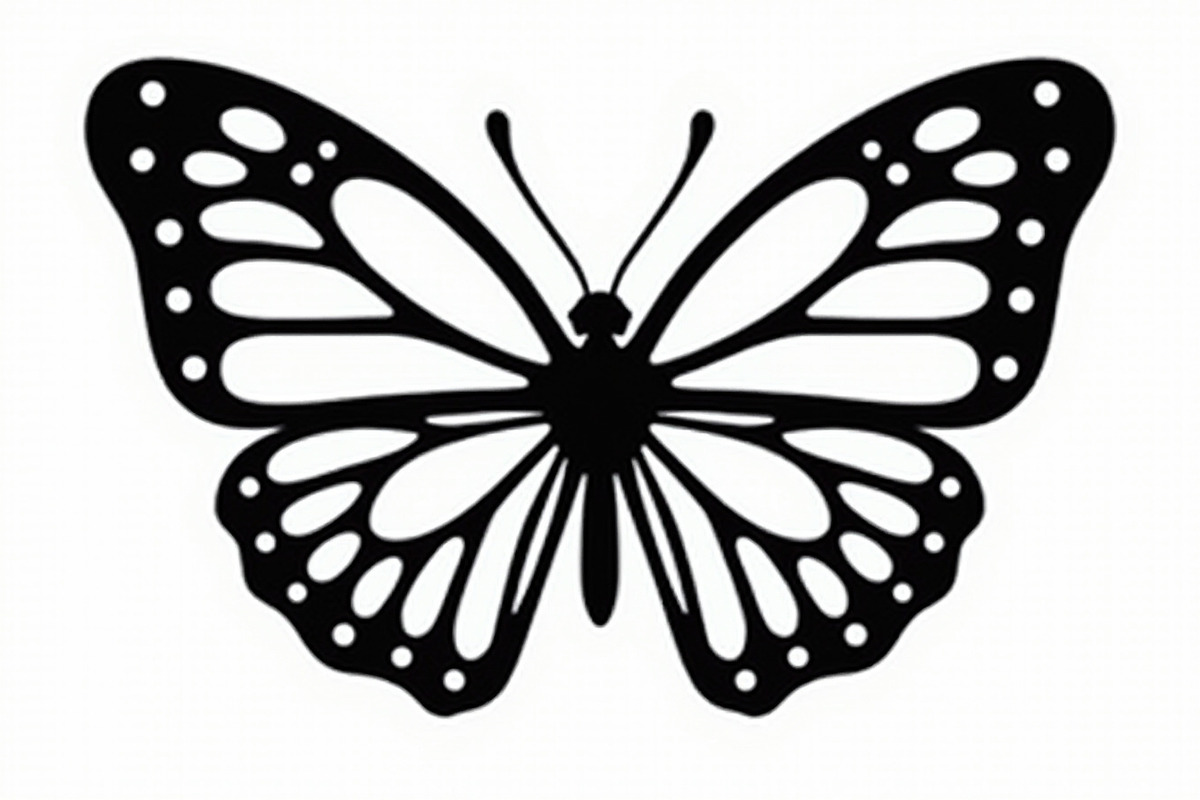 butterfly laser cut design, an Illustration by Creativeshirt (Photo 6 of 13)
