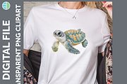 Sea Turtle Illustration Bundle PNG, an Animal Illustration by Enliven Designs (Thumbnail 8 of 8)