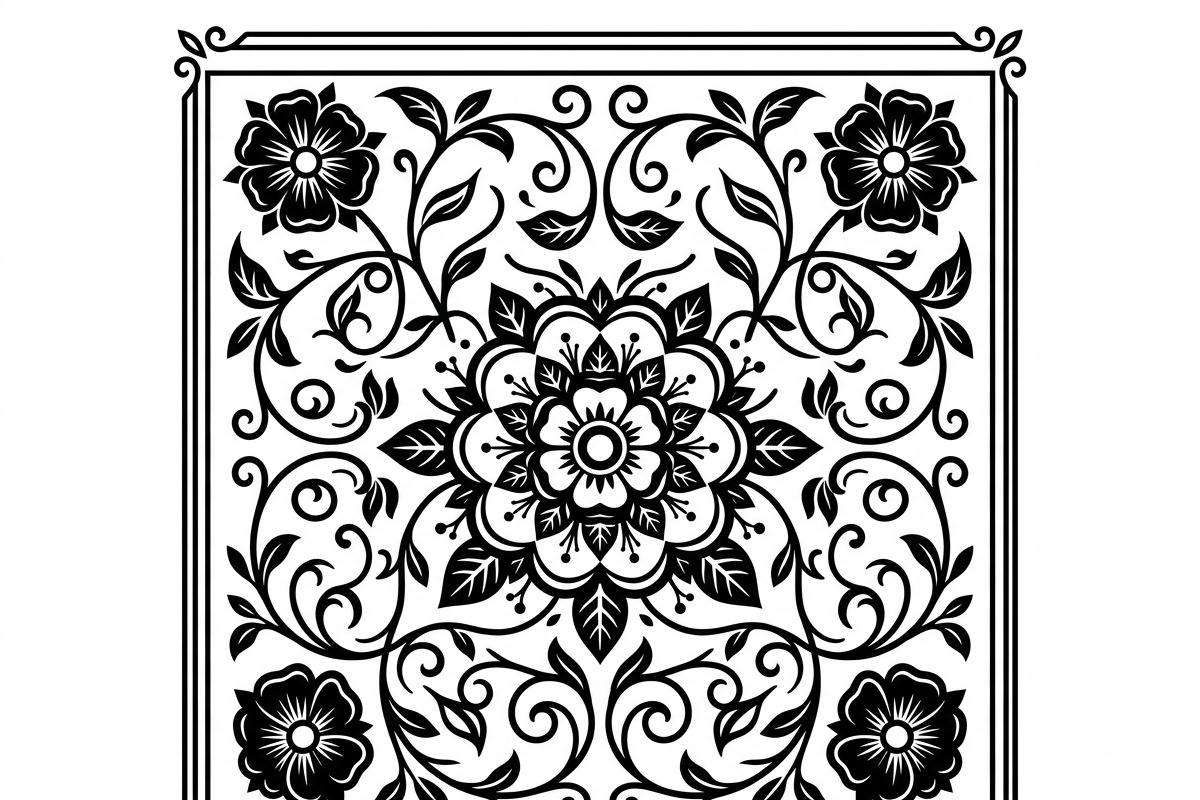 50 Elegant Floral Ornament Bundle, a Decorative Illustration by Amazin_art (Photo 18 of 42)