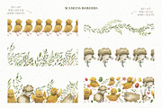Watercolor Happy Easter set, an Object Graphic by OrangePeafowlArt (Thumbnail 6 of 17)